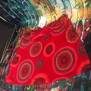 Coline skirt multi colored soft stretchy plus size